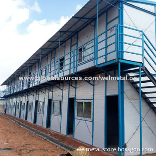 Workers' temporary living dormitory prefab house